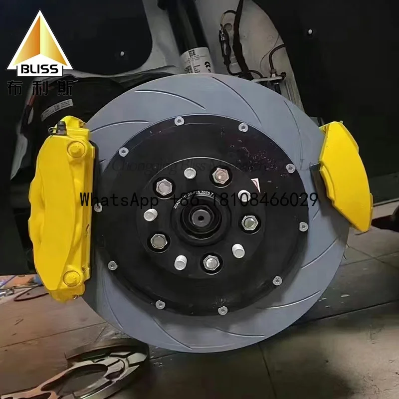 High Performance Custom Modified 4 Pot Racing Brake Caliper 19Z Rear Big Brake Kit for Rims 18 19 20 Inch