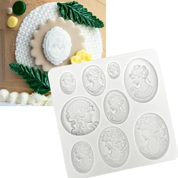 Cameo Collection Silicone Cake Baking Mold Sugarcraft Chocolate Cupcake Resin Tools Fondant Decorating Tools