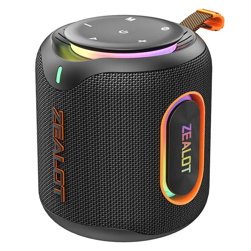 

ZEALOT M1 30W 6000mAh Battery Portable Blue Tooth Speaker IPX6 Waterproof with RGB Light
