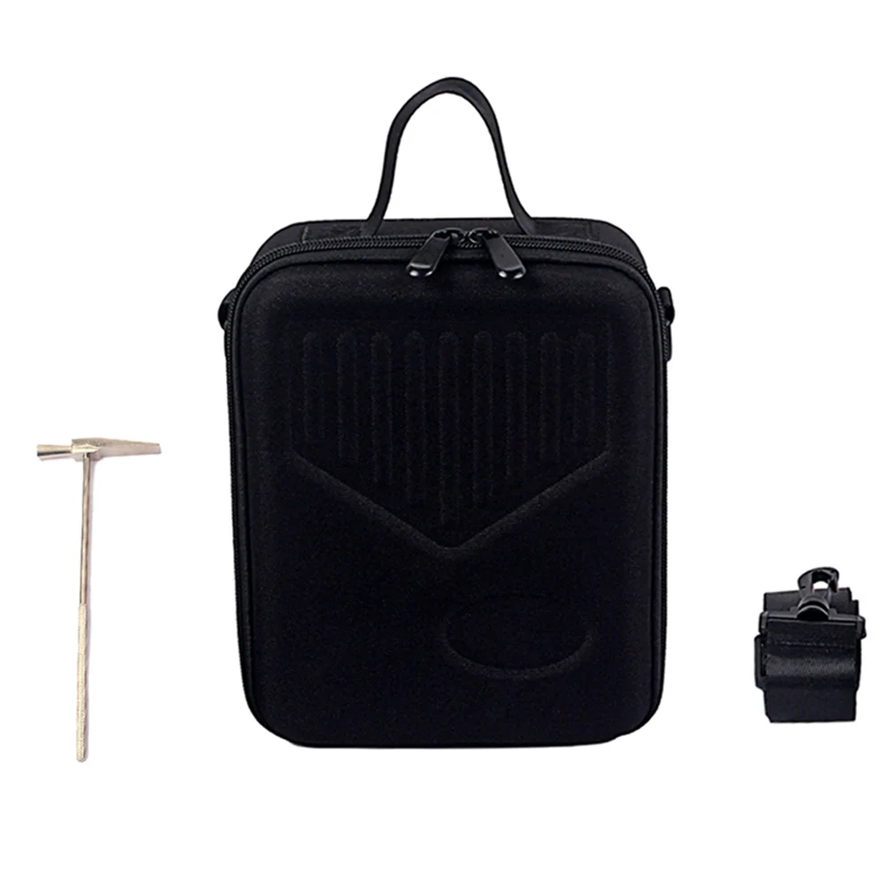 

Kalimba Thumb Piano Storage Bag Black Adjustable Shoulder Strap Metal Zipper Carry Case For Travel Outdoor Performance