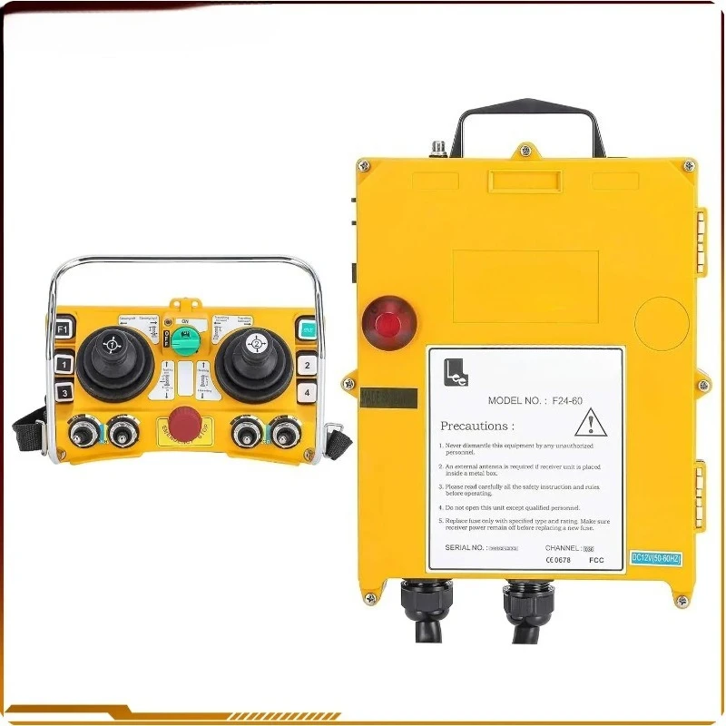 

Wireless Remote Control Hoist Crane 12V-36V Heavy Duty Rocker Five-Speed Industrial Electric Lift Transmitter+Receiver F24-60
