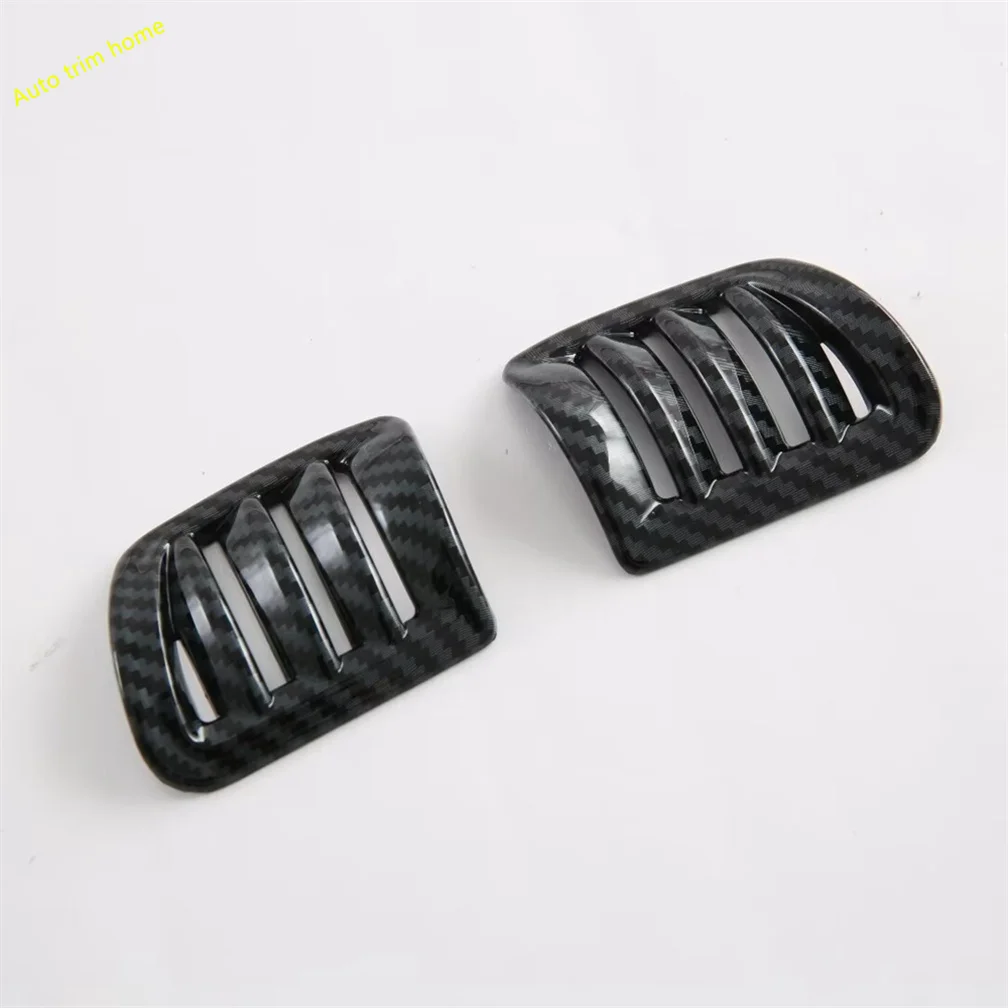 Accessories Dashboard Side Air Conditioning AC Outlet Vent Decor Stripes Cover Trim Fit For Ford Ranger 2023 2024 Accessories