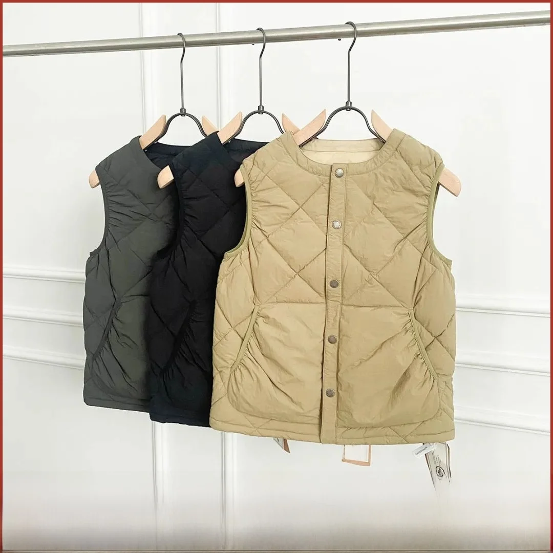   Linea! 90% bianco Du Down! Piumino casual allentato con cuciture vintage nuove invernali Giovani ular Capispalla con bottone singolo