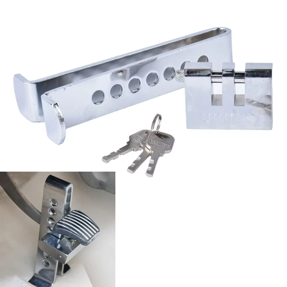 Steering Wheel Car Clutch Lock Anti-theft Lock  Brake Oil Anti-theft Tool Pedal Lock Throttle Accelerator Security