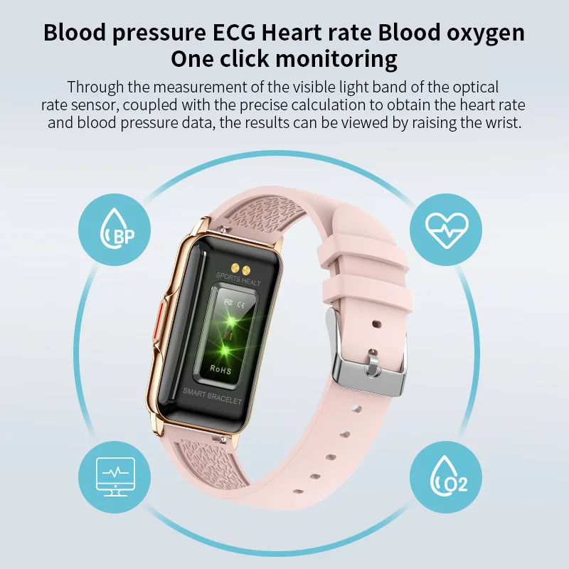 LIGE Pedometro Chiamata Bluetooth Smart Watch Musica Fitness Bracciale sportivo Ossigeno nel sangue Monitor del sonno Smartwatch da 1,47 pollici Lady