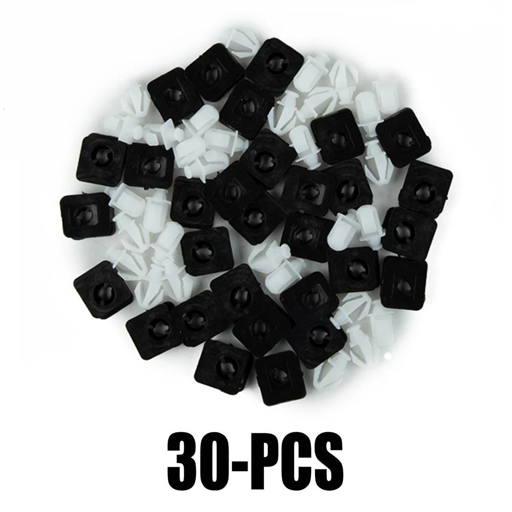 

Molding Clips Clips Office Outdoor 30 Pcs A-Pillar Accessories Front Parts Plastic Replacements Trim Windshield