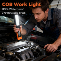 COB LED Work Light,USB Rechargeable Magnetic Garage Lamp,Outdoor Waterproof EDC Flashlight for Car Repair Mechanic Emergency