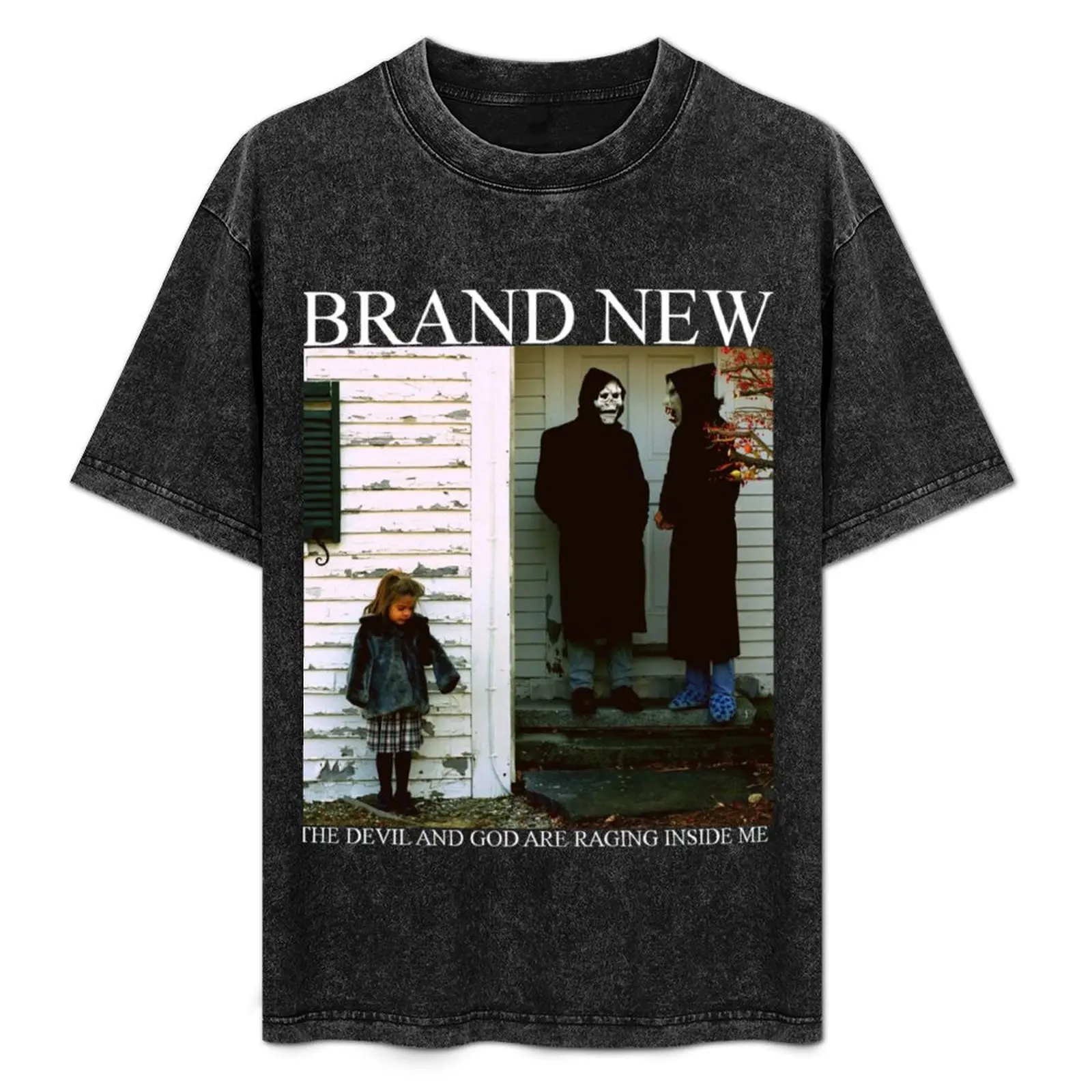 

Brand New The Devil and God Are Raging Inside Me T-Shirt Classic Basic Casual T-Shirt