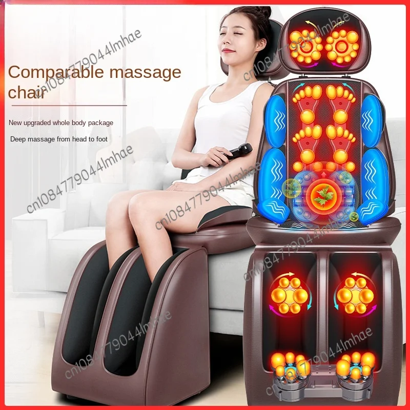 Multi-function cervical massage pillow massage cushion back lumbar massager massage chair cushion cross-border