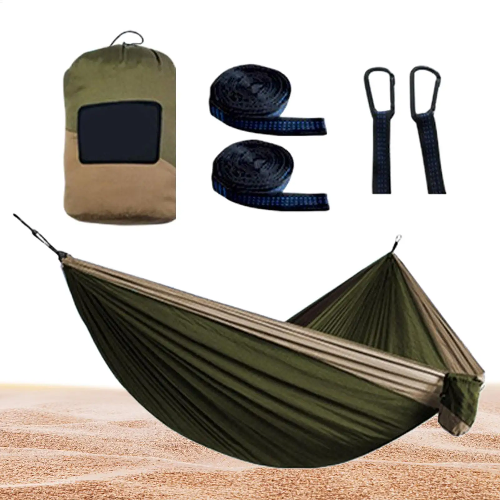 أرجوحة للتخييم سعة 660 رطل أرجوحة محمولة مع أشرطة شجرة أرجوحة محمولة شديدة التحمل لغرفة نوم الشرفة والحديقة في الهواء الطلق