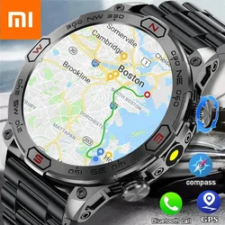 Xiaomi-reloj inteligente militar para hombre, dispositivo resistente al agua, con GPS, Pantalla AMOLED, control del ritmo cardíaco y de la presión sanguínea, llamadas por Bluetooth