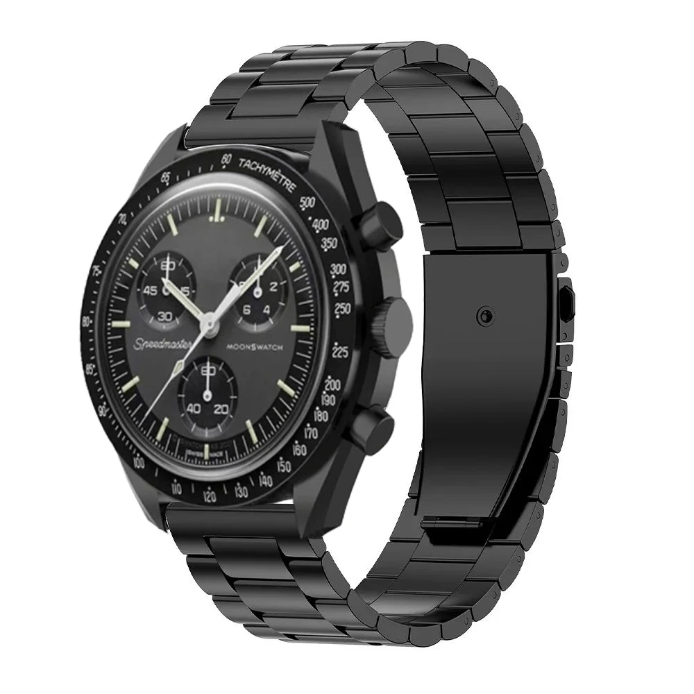 20mm Edelstahlarmband für Omega X Swatch Joint MoonSwatch Metallfaltschließe Armband Armband für MoonSwatch Zubehör – Detail 9