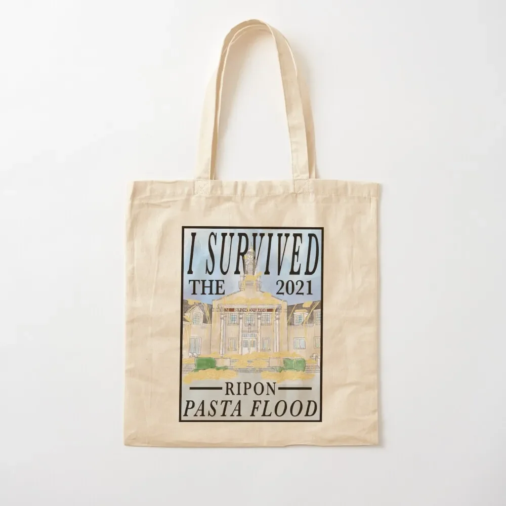 I Survived the 2021 Ripon Pasta Flood Tote Bag shoping bag tote bag women