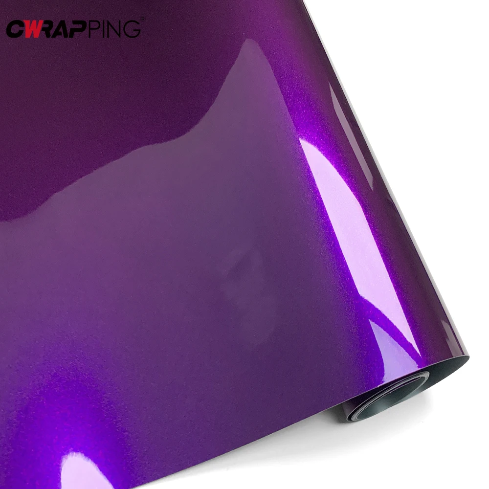 

Glossy Matte Pink Purple PET Wrap Vinyl Films Car Whole Body Protective Cover Stickers Color Decal Motorcycle Tuning Accessories