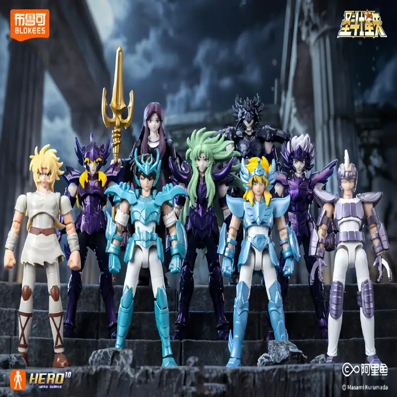 New Blockaders History Of.seinsart 2枚セット BLOKEES Gold Saints Stars Series Wave1- 5 9PCS Aries Shion