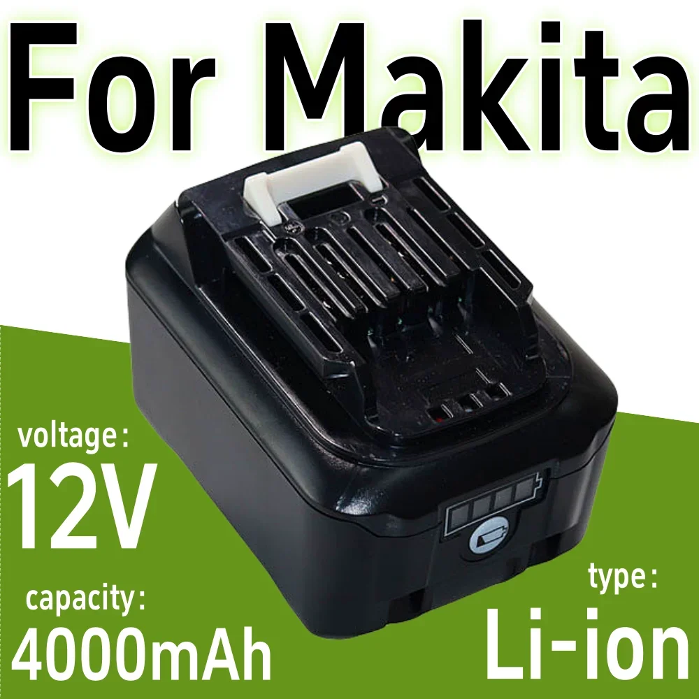 For Makita 12V 4000mAh Rechargeable Battery For Makita BL1040 BL1015 BL1020B BL1016 Lithium Replacement Power Tools Screwdriver