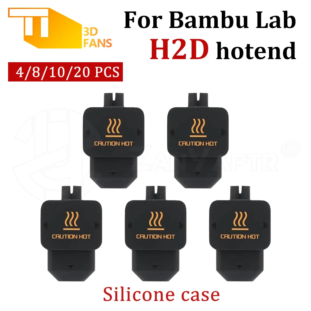 

Protective sleeve For Bambu Lab H2D Hotend Silicone Cover Heating Block kit nozzle for 3D printer accessories