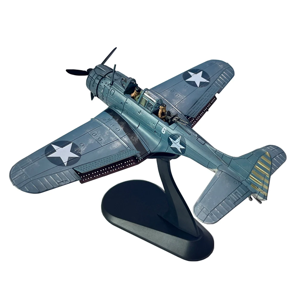 :72 1/72 Scale WWII SBD Midway Dauntless Dive Bomber Battle Finished Diecast Metal Plane Aircraft Military Model  Gift Toy