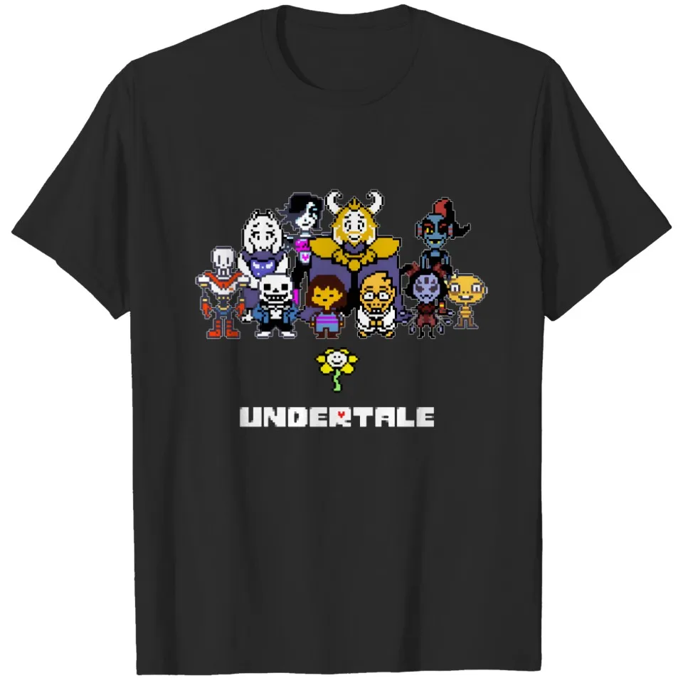 Undertale  T-Shirts 100% Cotton Oversized Classic Funny Graphic Tees