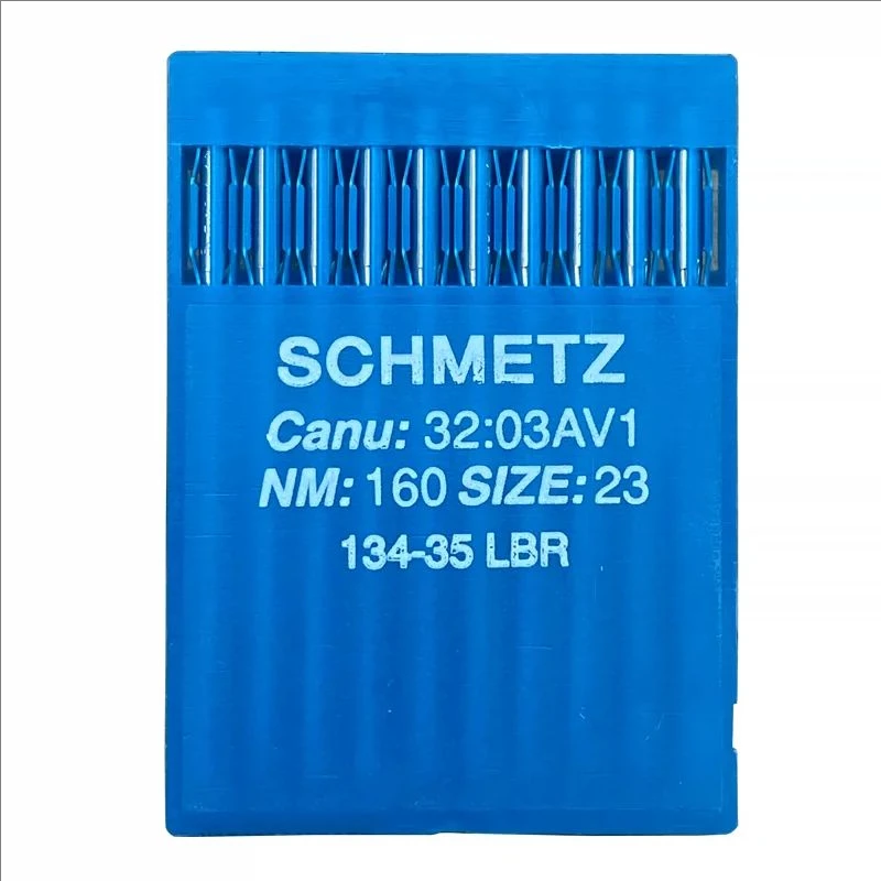 10CPS SCHMETZ 134‑35LBR Cutting Needle, Axe‑Beak Bias Cutting Needle for Triple Synchronous Heavy‑Duty Sewing Machine