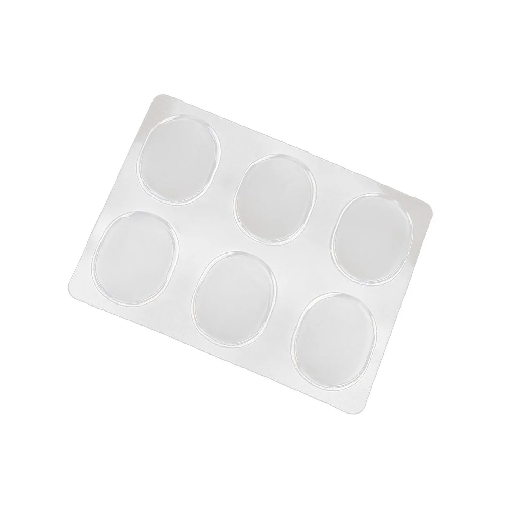 18pcs Transparent Small Round Cushions For Men Women Heel Grips Protector Anti-Blister Foot Care Tool Heel Pads Feet Pads For