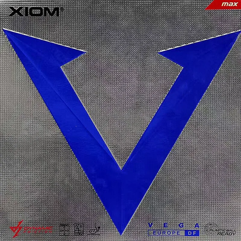 XIOM VEGA EUROPE DF Tischtennisbelag mit Noppen nach innen gerichtet und Schwamm, für Tischtennis – Detail 1
