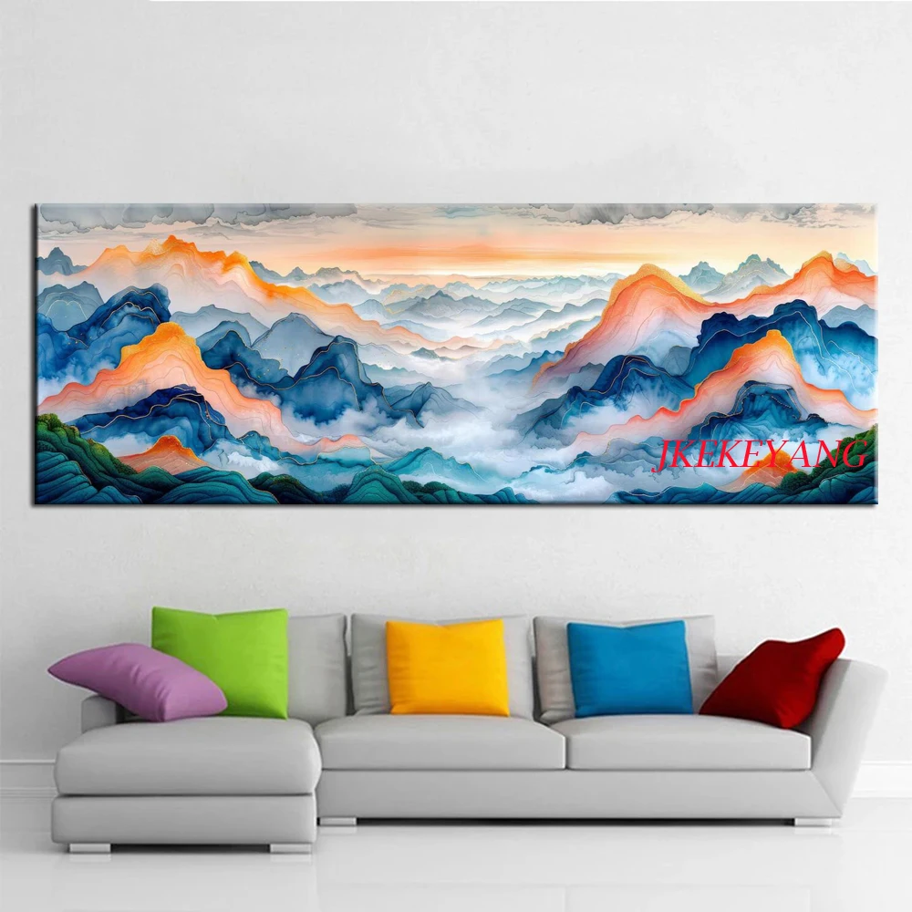 5D Diy Diamond Painting Abstract Mountain Picture Diamond Mosaic Rhinestone Embroidery Cross Stitch J3917