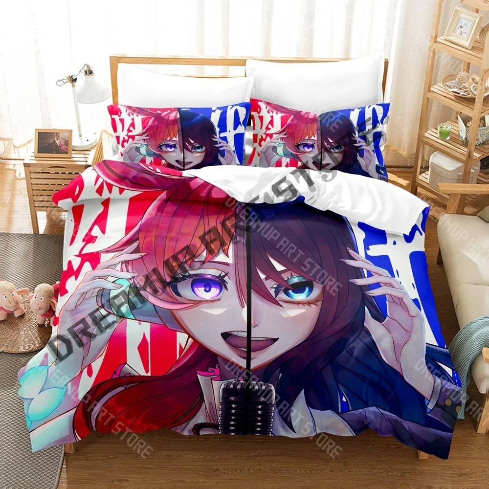 

3D Print Anime Ado Bedding Set Single Twin Full Queen King Size Bed Set Adult Kid Bedroom Duvetcover Sets Bed Sheet Set