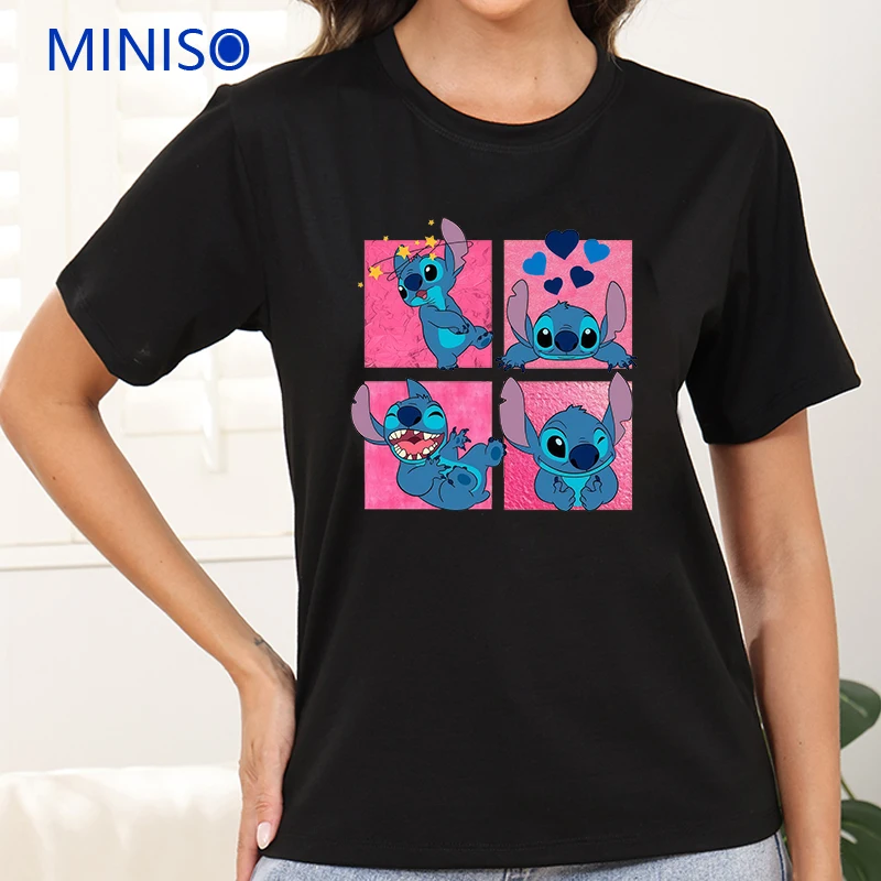 

Women's Sumer Clothes Disney Clothes Cartoon Print Women Short Sleeve T-Shirt Cute Casual And Comfortable Style Summer Clothing