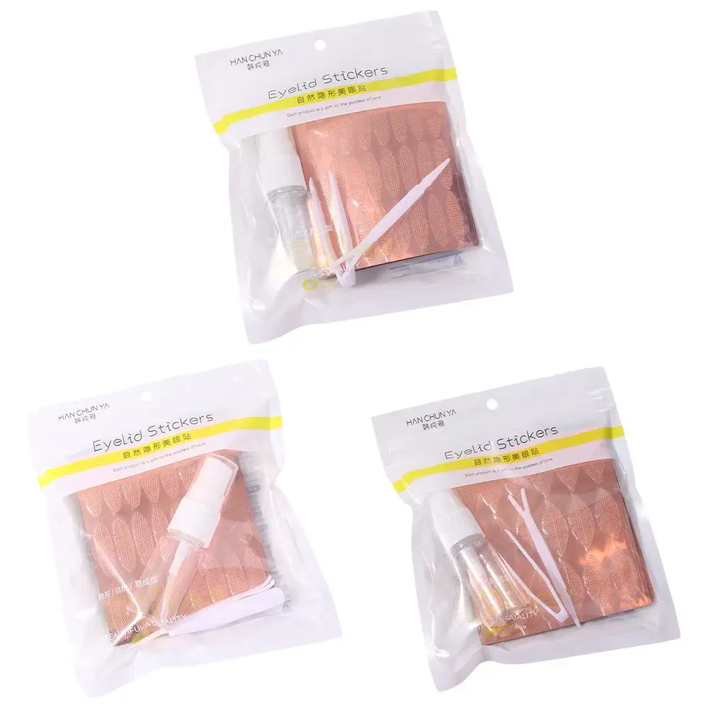 Narzędzia do makijażu dla kobiet, siateczkowe naklejki na powieki z koronką, niewidoczne naklejki na oczy, taśma do powiek, samoprzylepne włókna.