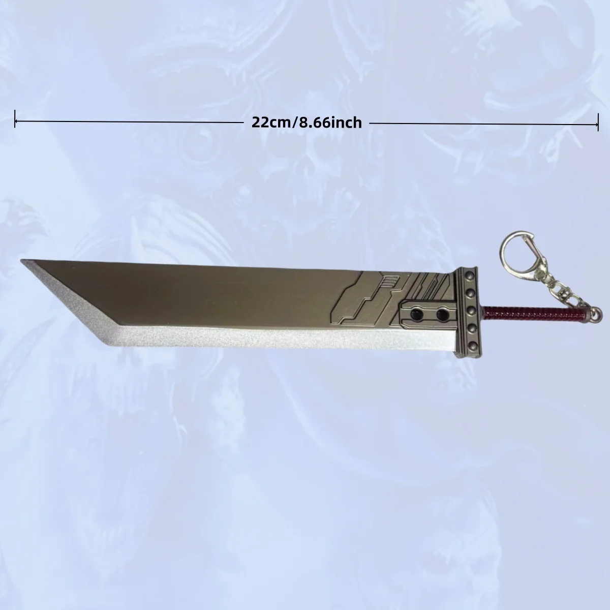 8.6inch Final Fantasy Cloud Strife Metal Katana Sword Original Japanese Katana Sabre Ninja Knife Cosplay Accessories Prop Toy