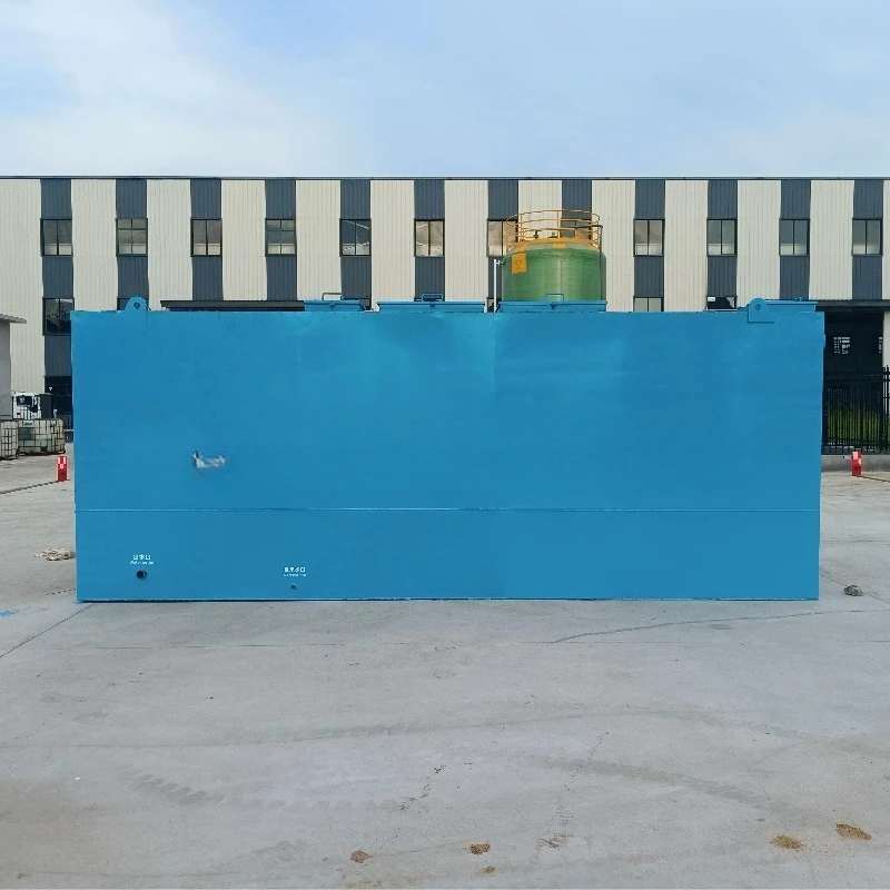Domestic Waste Water & Sewage Treatment Plant Machinery with PLC Pump & Engine 1 Year Warranty 100m3/d Capacity