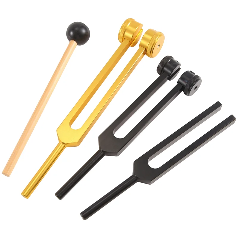 N84R Tuning Forks For Healing Set 128/256/512Hz Tuning Fork Set Aluminum Alloy Chakra Tuning Forks