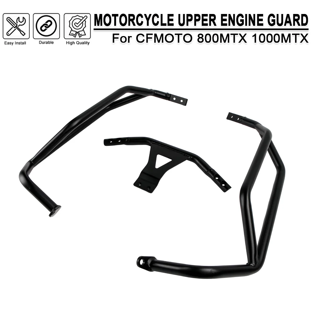 Upper Engine Guard Highway Crash Bar For CFMOTO 1000MTX 1000MT-X 1000 800 MTX 800MT-X 800MTX Motorcycle Frame Protection Bumper