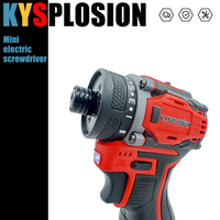 Brushless mini Electric Drill Cordless Knockable Driller Driver 80N.m 12V Screwdriver Li-ion Battery Electric Power Tools