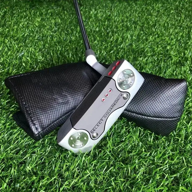 New Select Squareback Putter Golf Putter Long Strip Widened Version 32/33/34/35 Inches with Cover with Logo