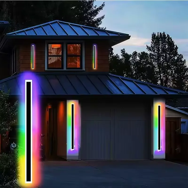 RGB-wandlamp Moderne buitenver - Home Security Yard Sign recensie en prijs