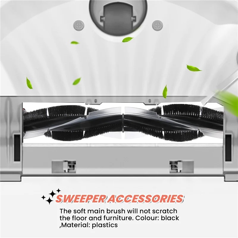 ABBK-3Pcs ل Neato Botvac D سلسلة استبدال D3 D4 D5 D6 D7 جهاز آلي لتنظيف الأتربة أجزاء مجموعة ملحقات الفرشاة الرئيسية
