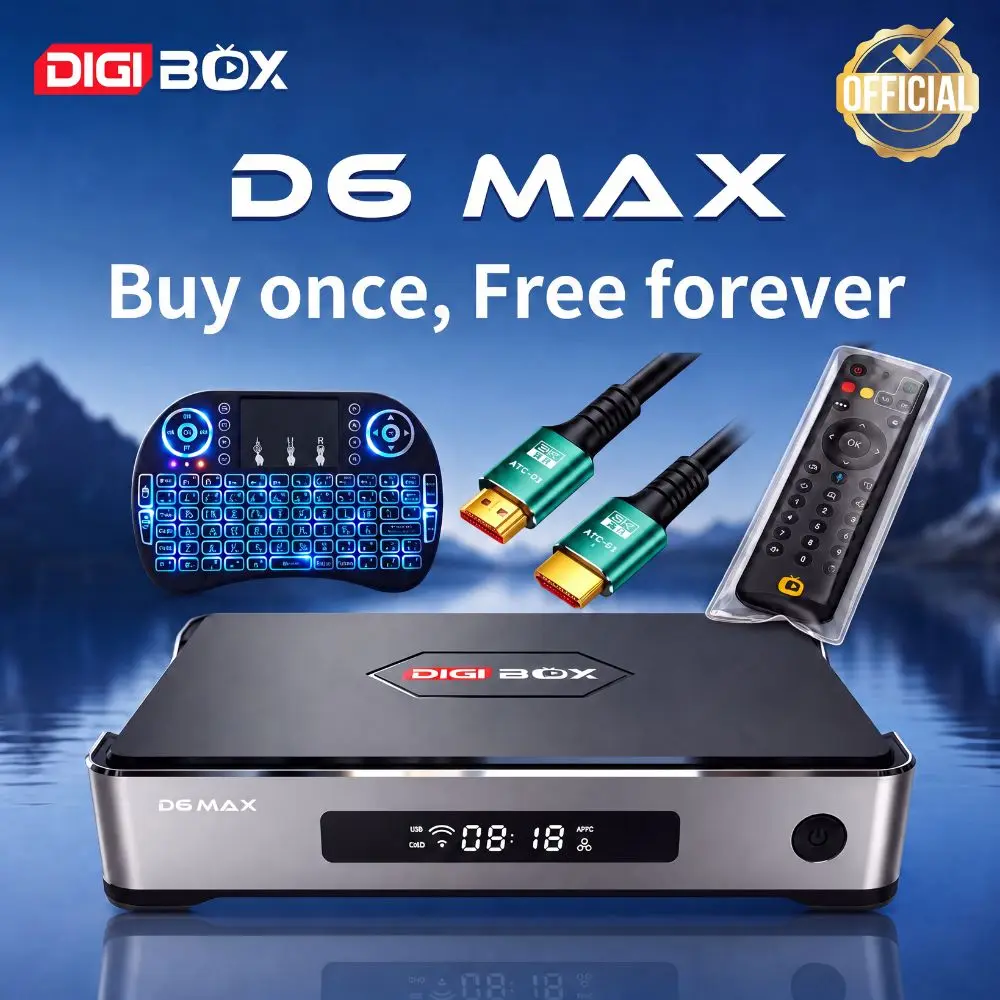 Genuine] DIGIBOX D6 MAX Android TV Box Hot Sell in Japan,USA