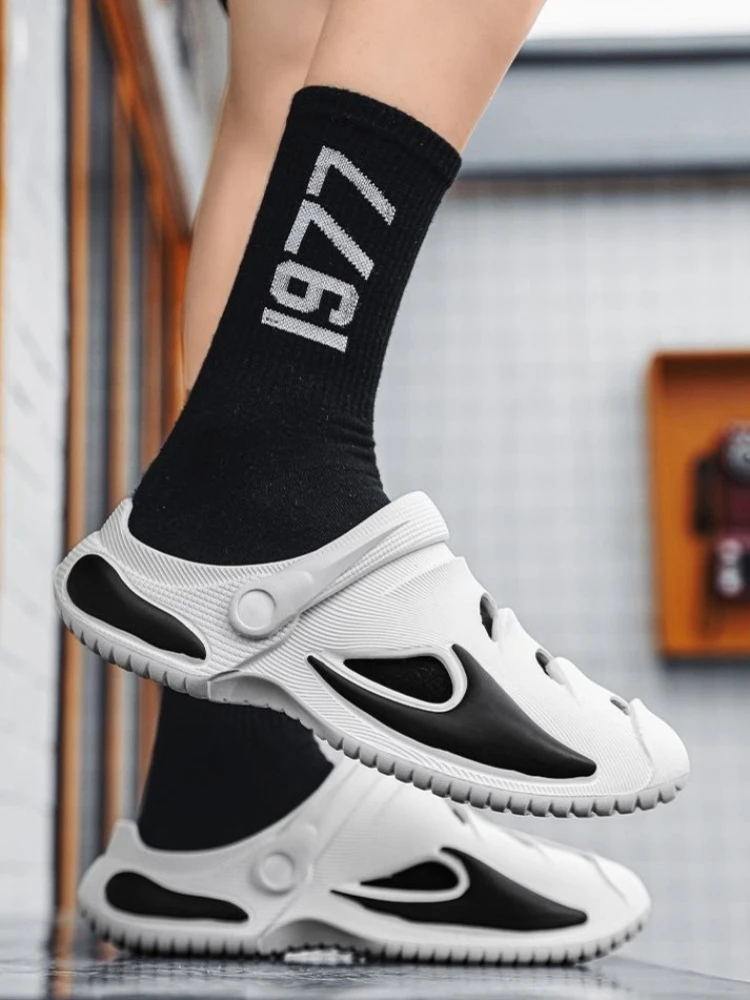 Men's Sport Sandals Anti Odor Soft Sole Closed Toe Quick Dry Wear Resistant Summer Outdoor Beach Shoes
