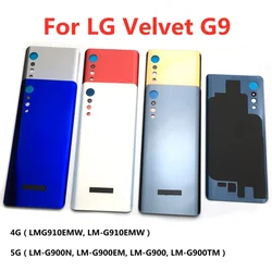 For LG G9 Glass Battery Cover Back Case for LG Velvet G9 4G G910 5G G900 Housing Rear Door Panel Chassis Lid Sticker