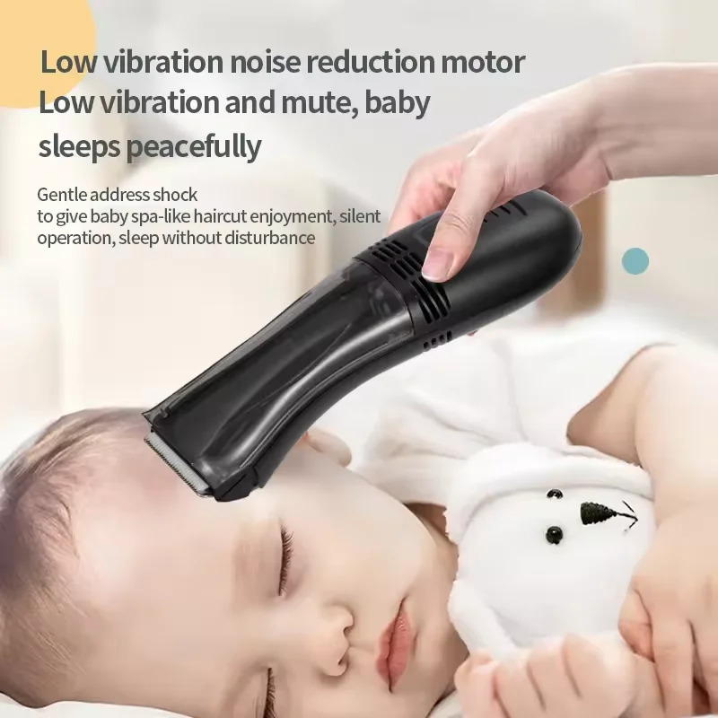 WAIKIL New Baby Hair clipper with suction and multifunctional hair trimmer for silent children\'s waterproof baby hair trimmer
