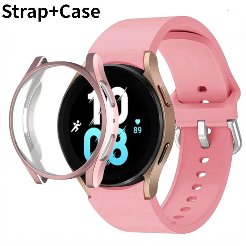 

Case+Strap Kit For Samsung Galaxy Watch 5 40mm 44mm Bracelet Watchband Protective Glass Shell For Galaxy Watch 4 40mm 44mm band