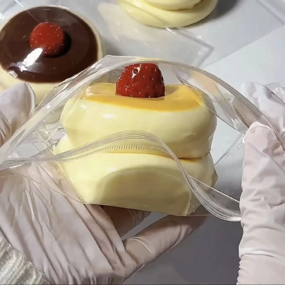 Jouet spongieux du bout des doigts, gâteau Bl84à la crème de simulation, pression des instituts, jouet de décompression, rebond lent, Charleroi Eve