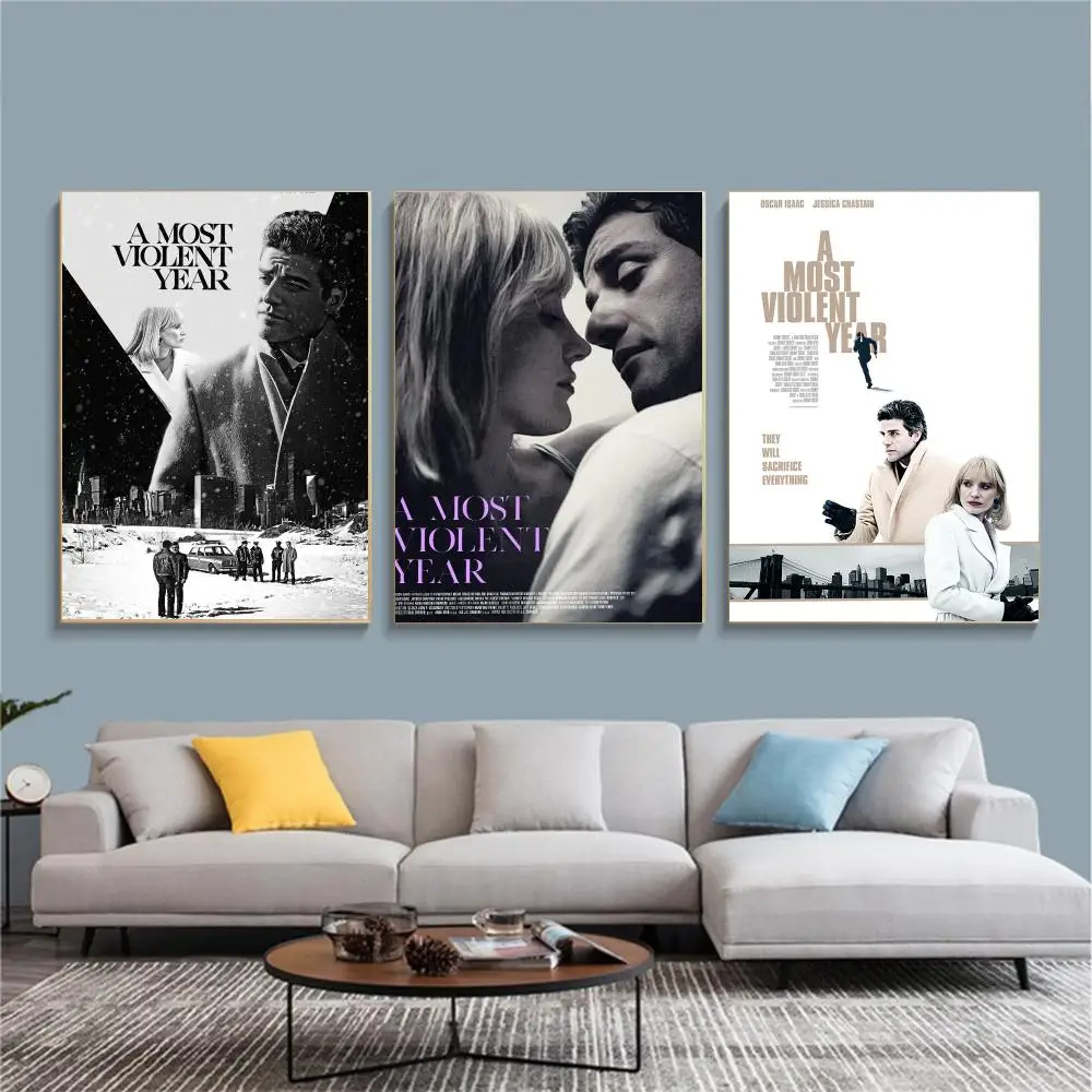 classic movie A-A Most Violent Year-R Painting Calligraphy Nature Inspired Artwork for Living Room  Home Decoration