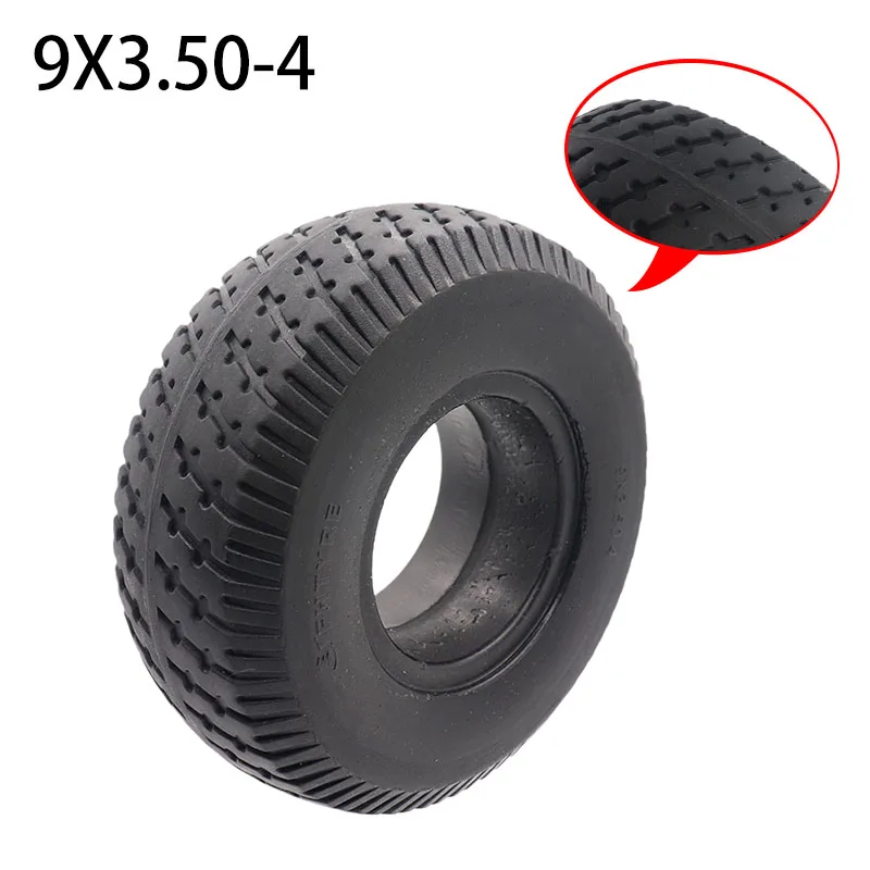 9X3.50-4 Solid Tires 9 Inches Explosion-Proof, Suitable for Electric Tricycles, Mobile Scooter Tires