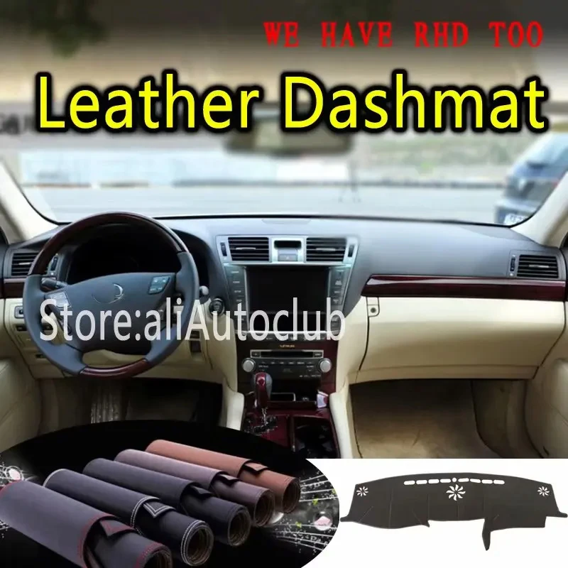 

PU Leather Dashmat Dashboard Cover Suede Pad Protect Dash Mat Car Accessories For Lexus LS460 LS600L 40 2006 - 2016 XF40