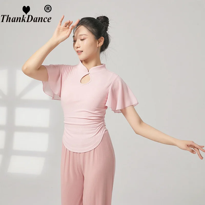 Klasyczna koszulka do tańca latynoamerykańskiego damska dla dorosłych, nowoczesna koszulka do tańca, kostiumy sceniczne, konkurs, standard krajowy