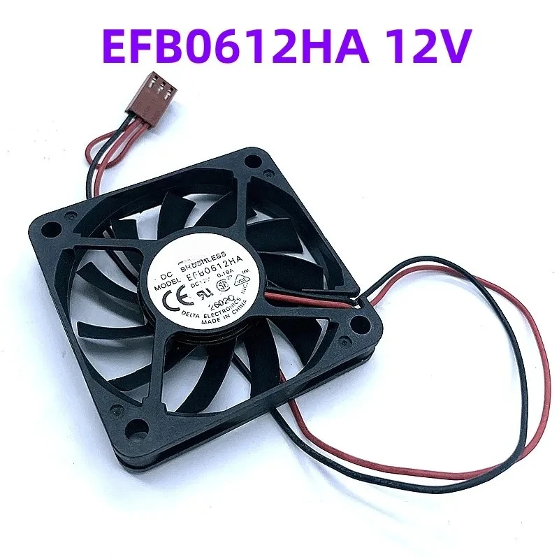 

EFB0612HA 12V 60 * 60 * 10mm Ultrathin Fan Dual Ball CPU Chassis Fan