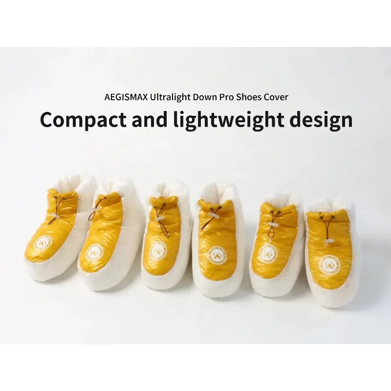 

AEGISMAX спальный мешок носкиWIND сверхлегкие походные пинетки HARD 10D 800FP Pro пуховая обувь чехол уличные тапочки для палатки